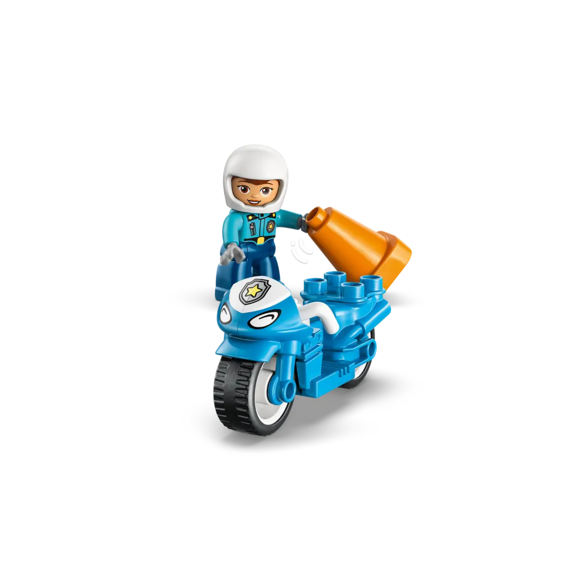 Lego Duplo Blue Police Motorcycle 10471