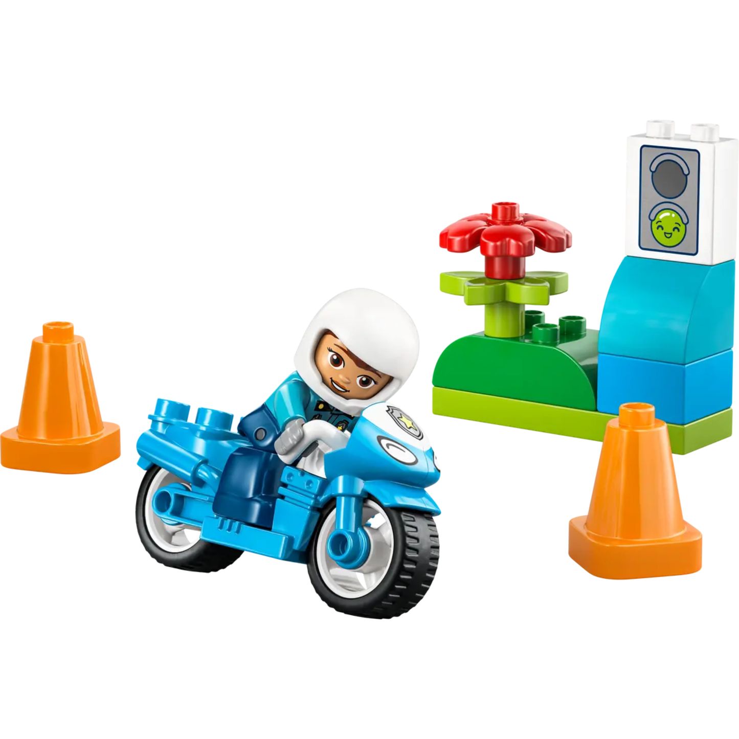 Lego Duplo Blue Police Motorcycle 10471