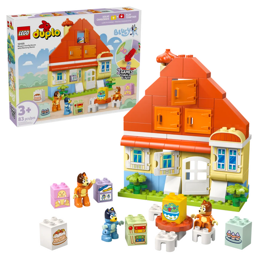 Lego Duplo Bluey's Family House with Memory Game 10459
