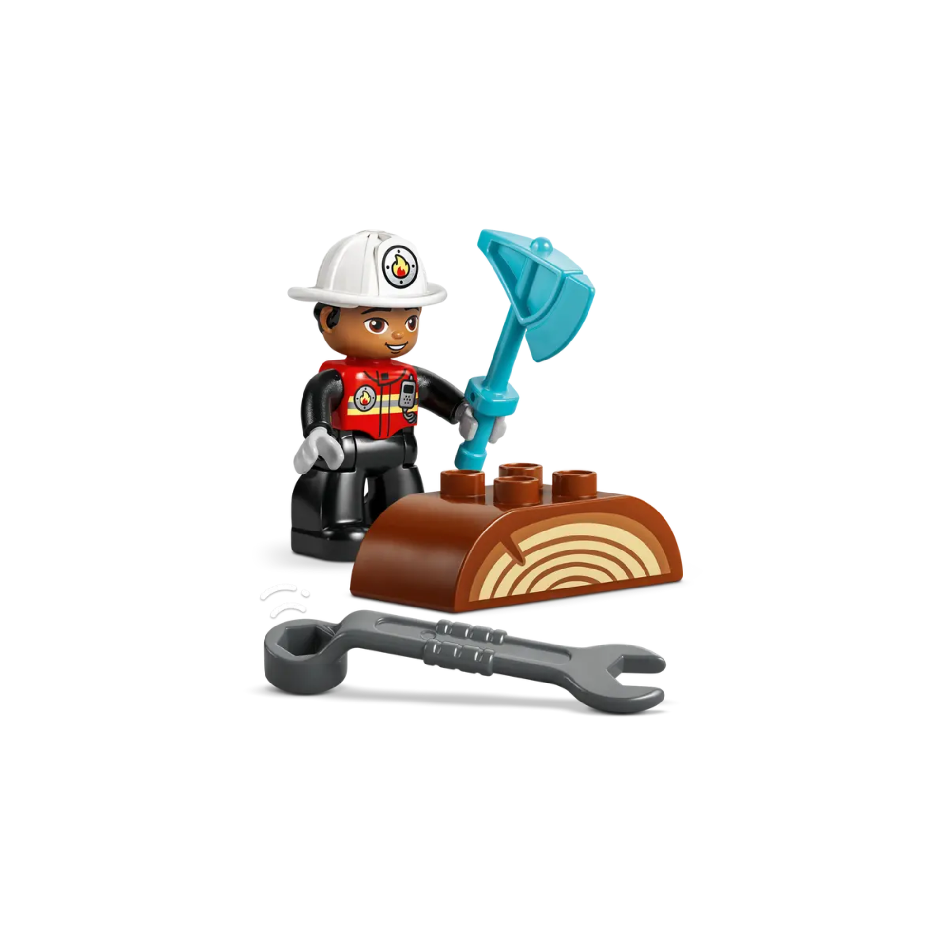 Lego Duplo Fire Truck with Hose and Firefighter 10473