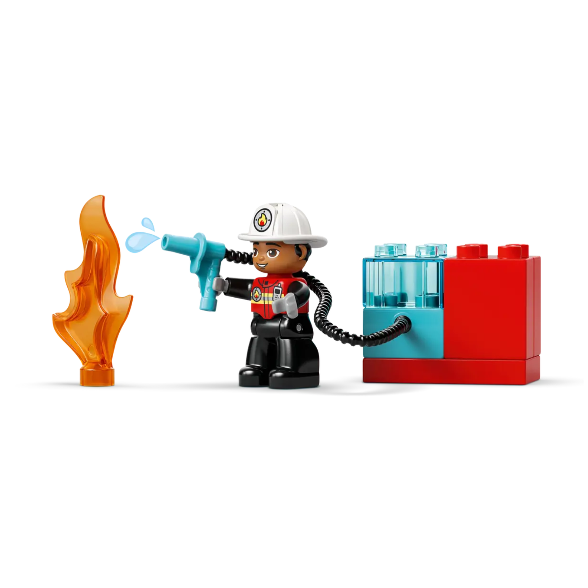 Lego Duplo Fire Truck with Hose and Firefighter 10473