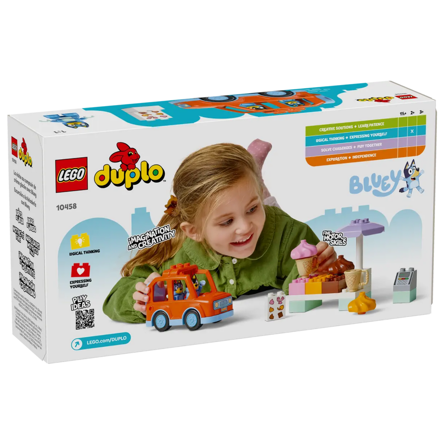 Lego Duplo Ice Cream Trip With Bluey 10458