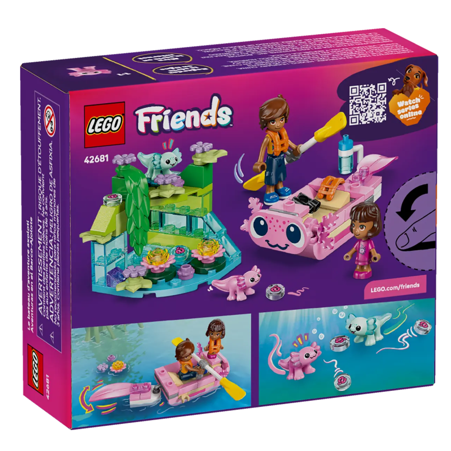 Lego Friends Axolotl Adventure Boat 42681