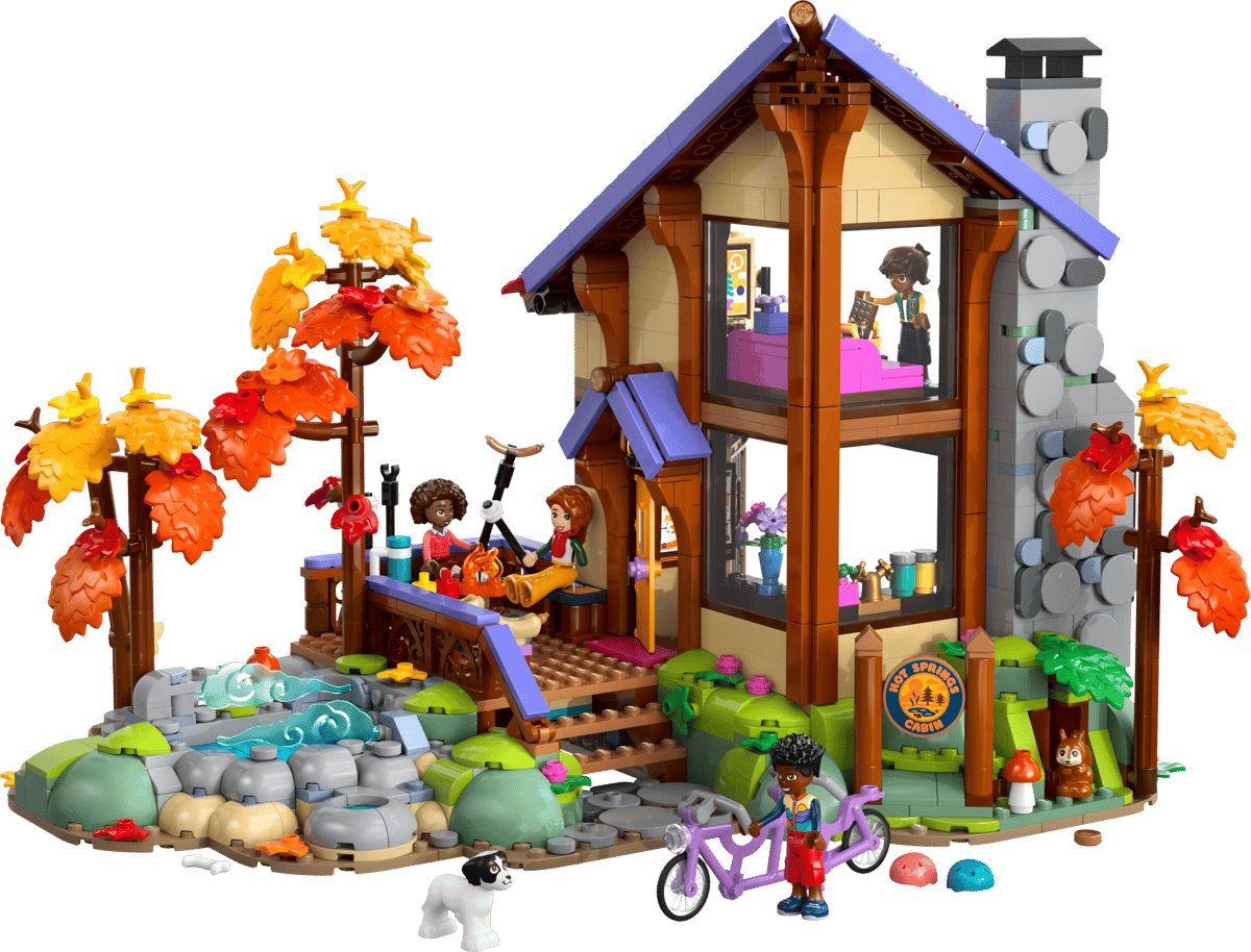 Lego Friends Cozy Fall Forest Cabin 42705