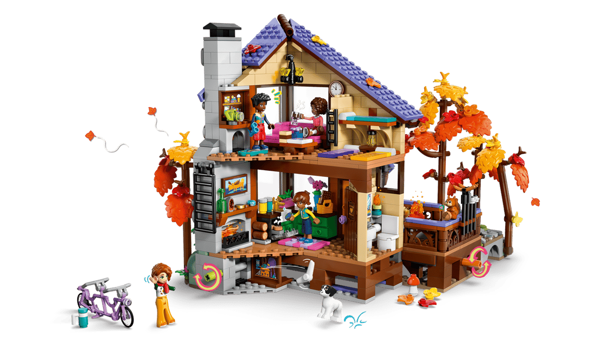 Lego Friends Cozy Fall Forest Cabin 42705