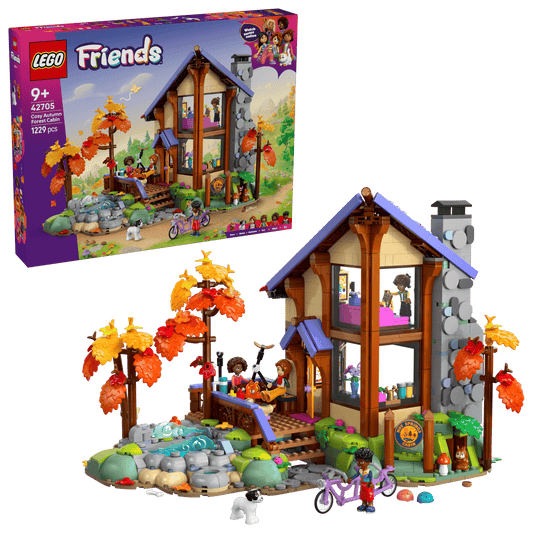 Lego Friends Cozy Fall Forest Cabin 42705