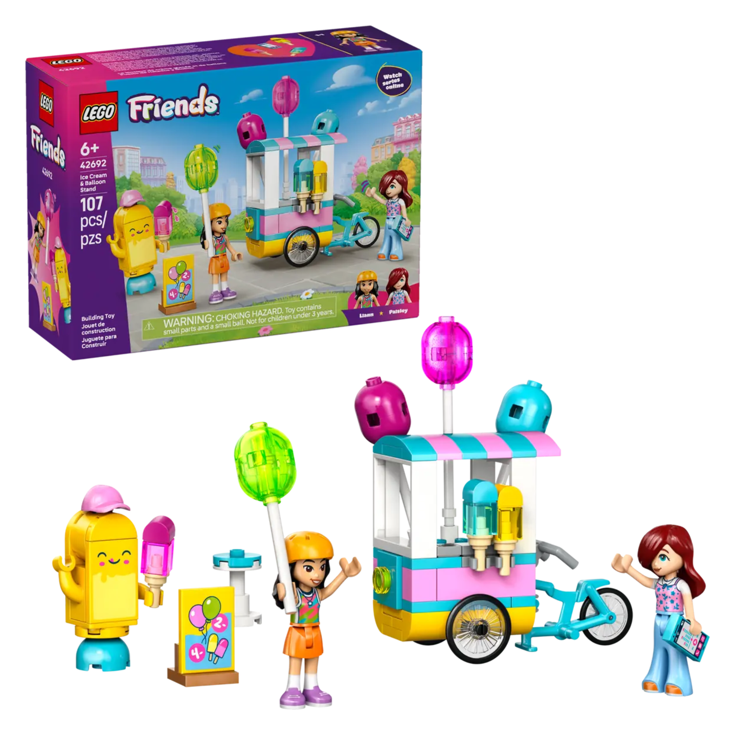 Lego Friends Ice Cream & Balloon Stand 42692