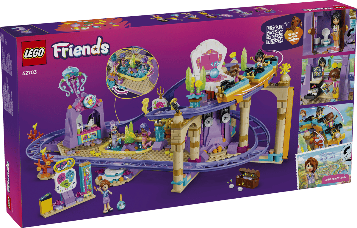 Lego Friends Mermaid Roller Coaster Ride 42704