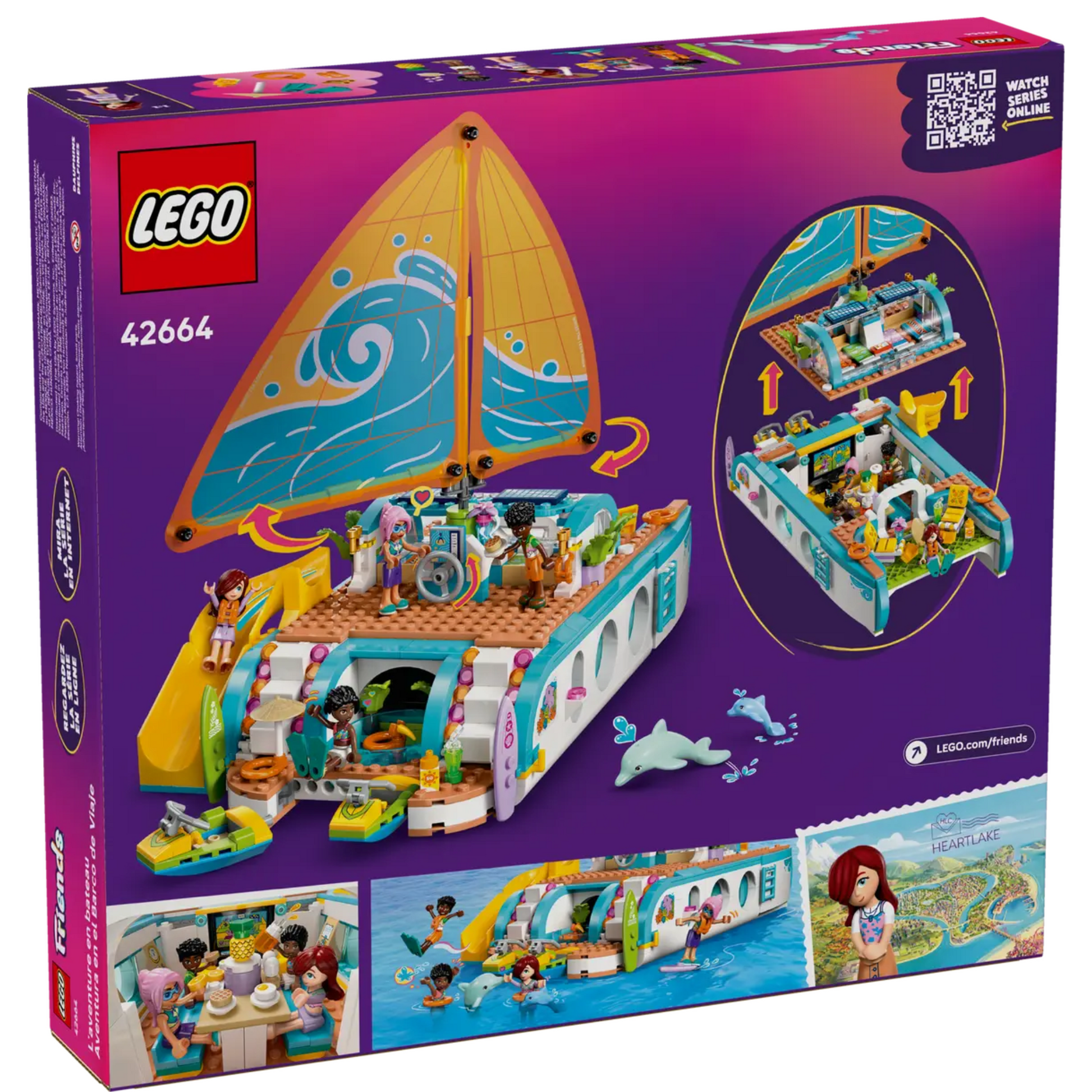 Lego Set Il Catamaran Lego Friends Lego Uk 41317 Sunshine