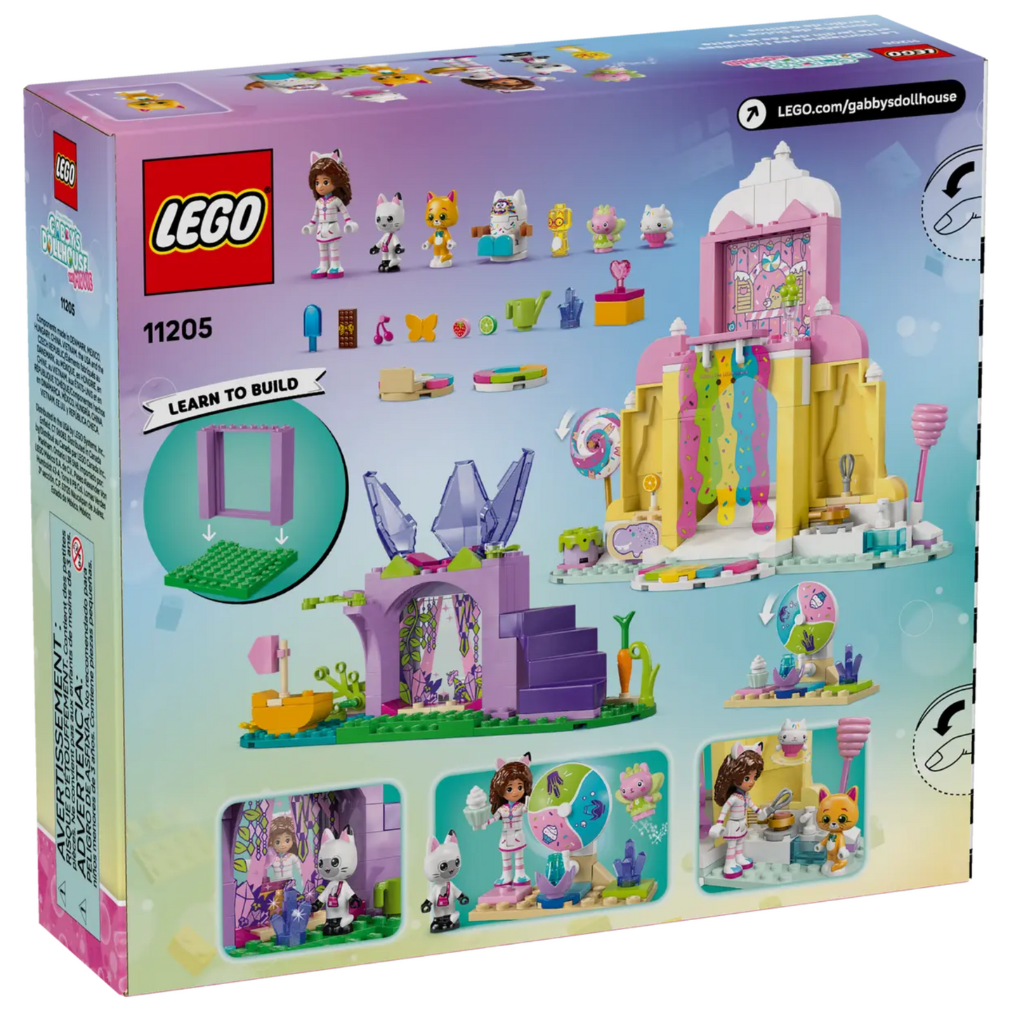 Lego Gabby's Dollhouse Sweet Treat Mountain & Kitty Garden 11205