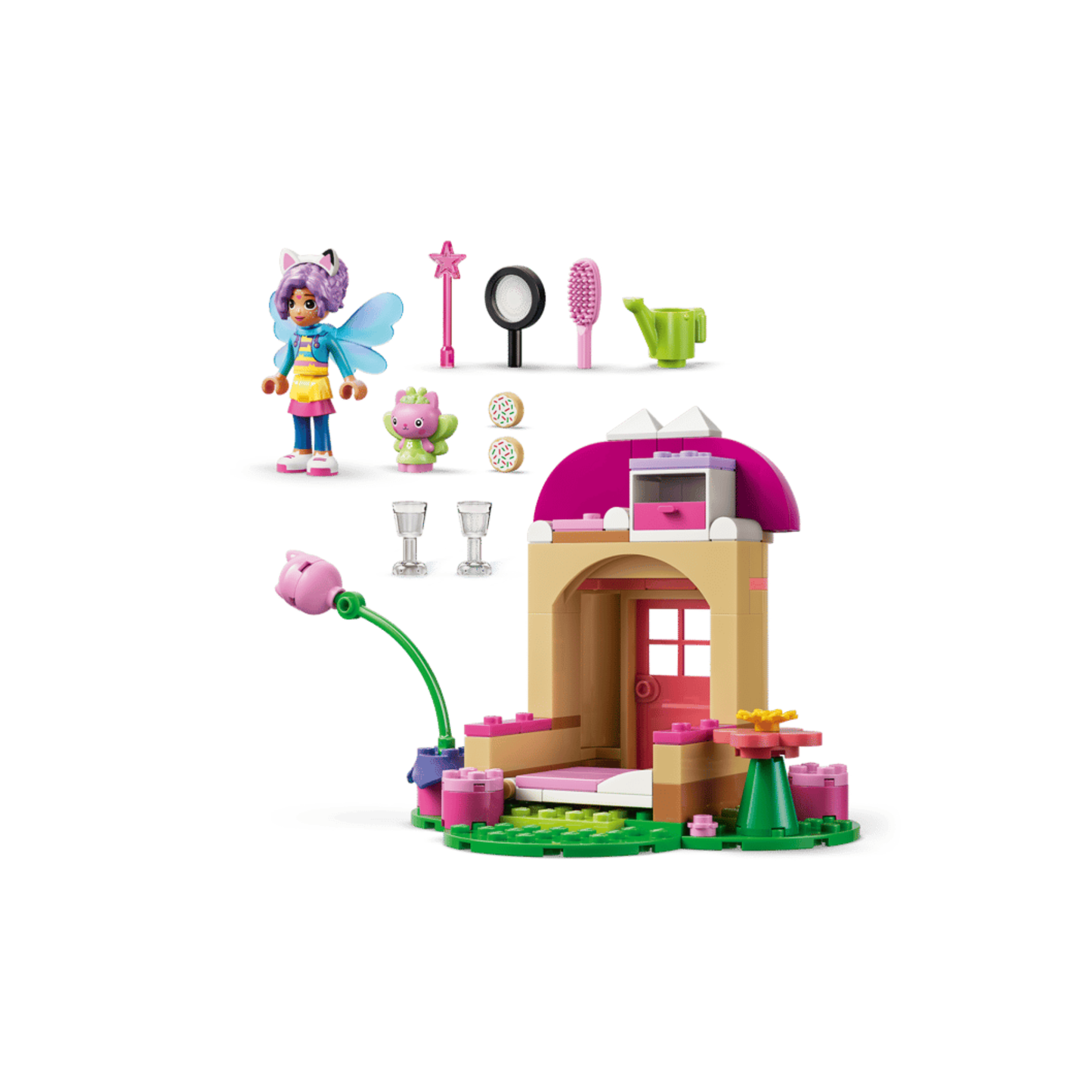 Lego Gabbys Dollhouse Kitty Fairy's Garden House 11212