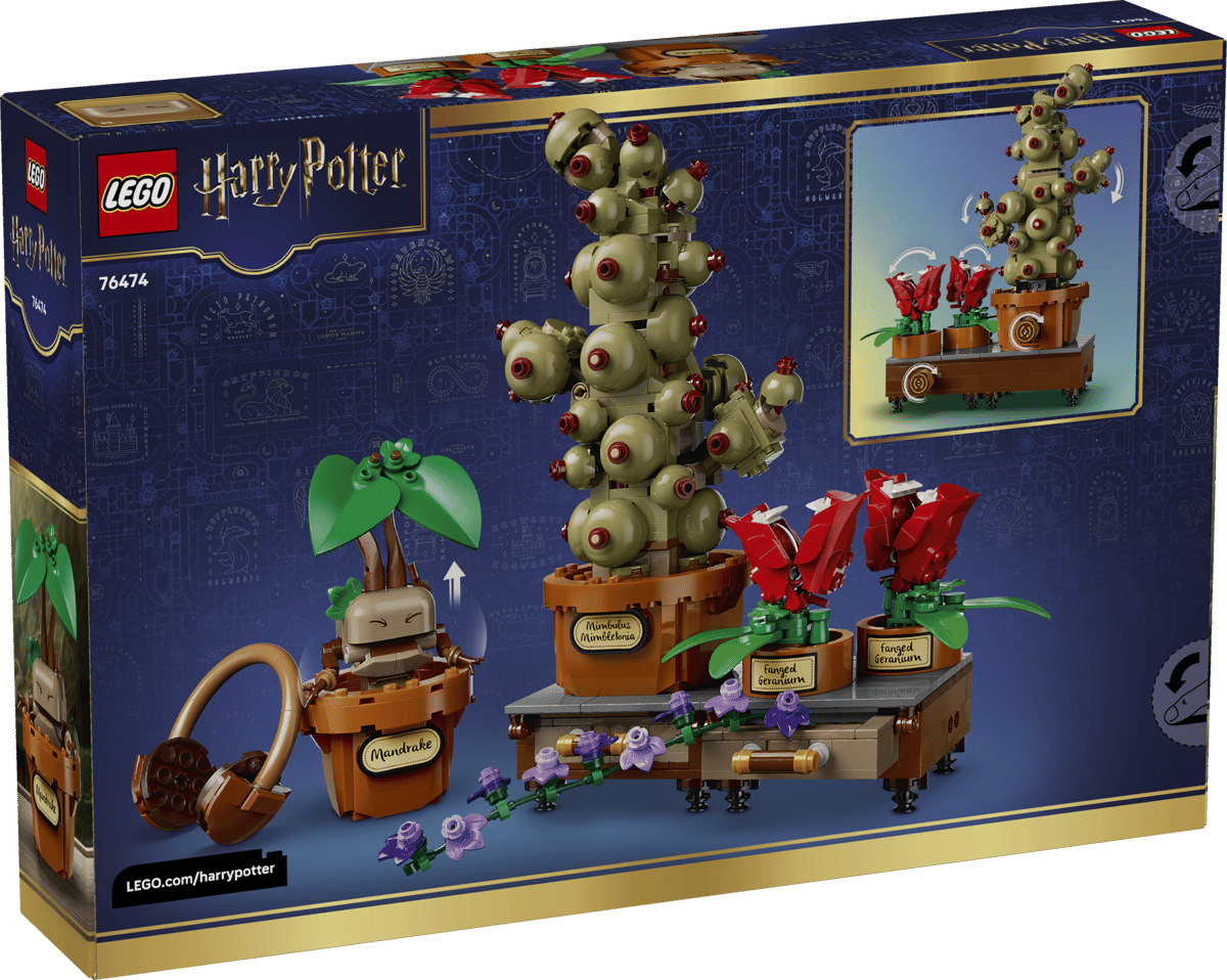 Lego Harry Potter Hogwarts Herbology Plants 76474