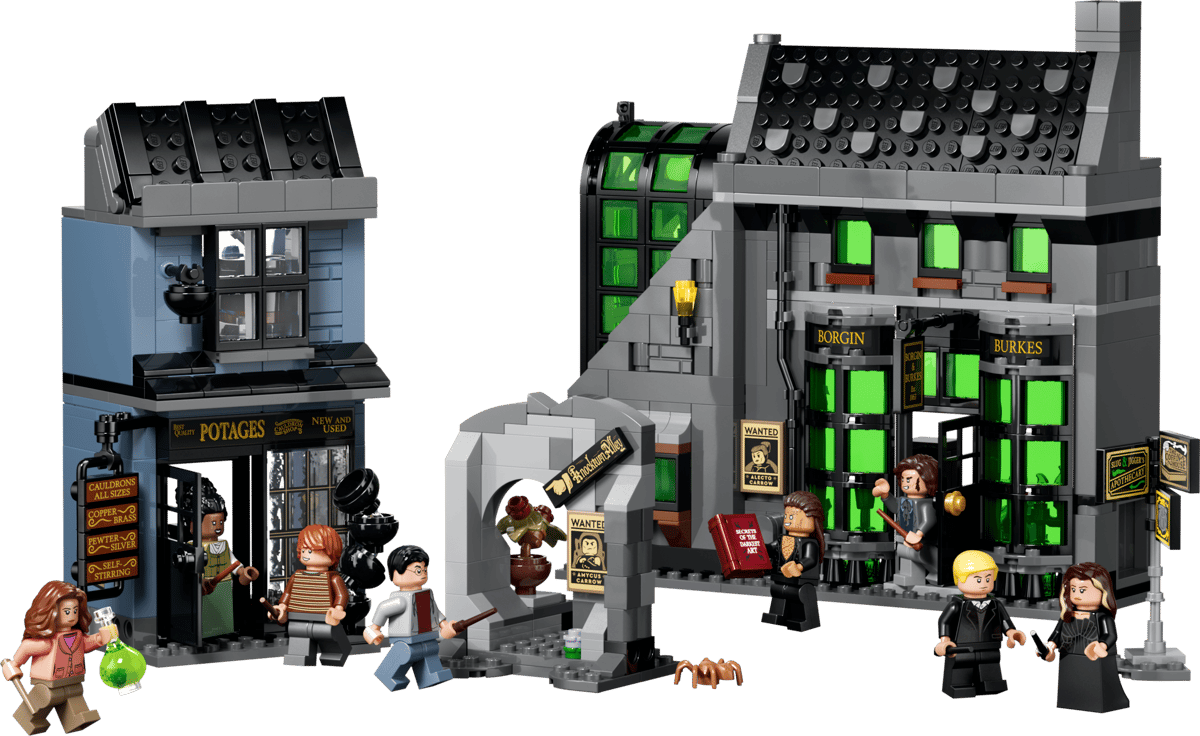 Lego Harry Potter Knockturn Alley Wizarding Shops 76471