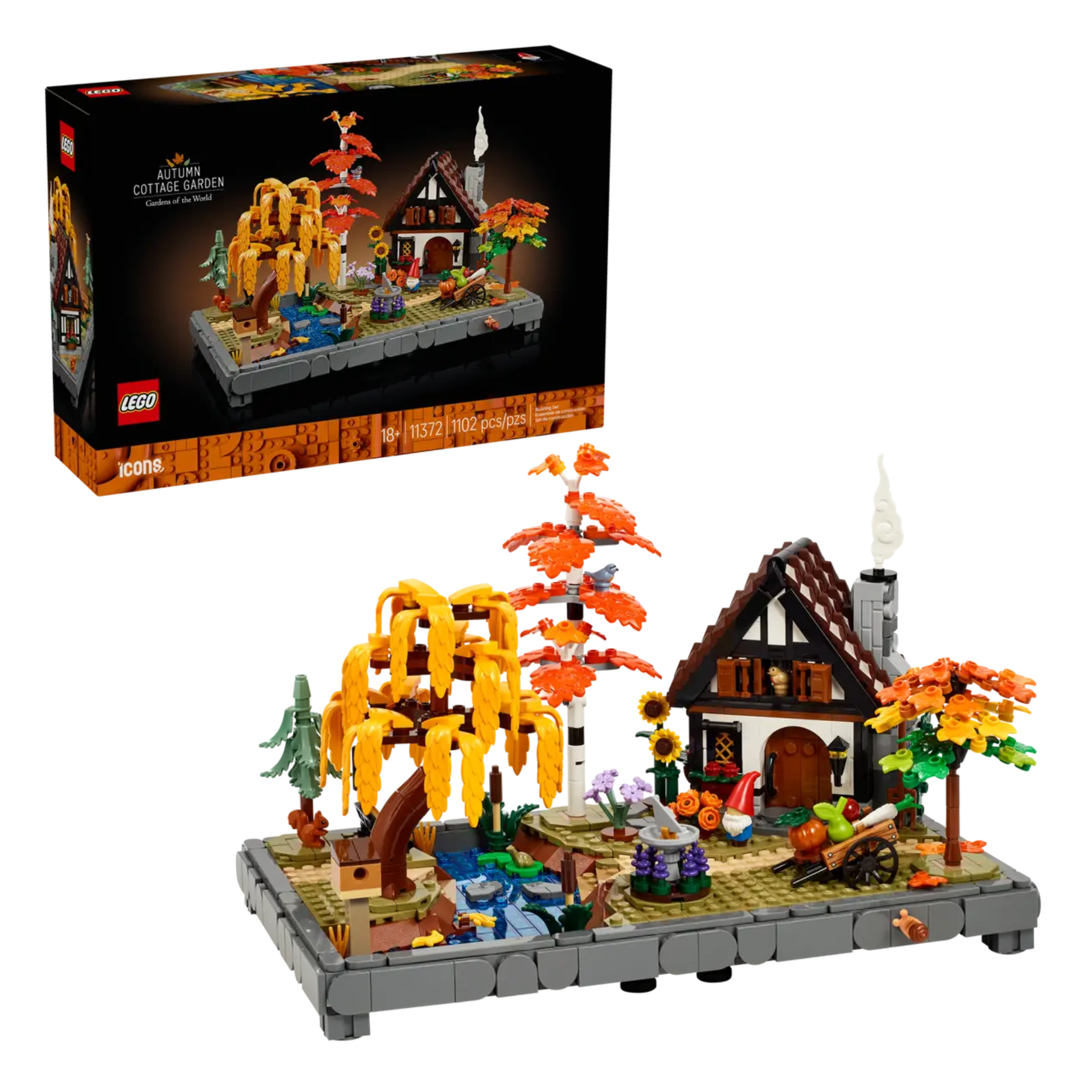 Lego Icons Autumn Cottage Garden 11372