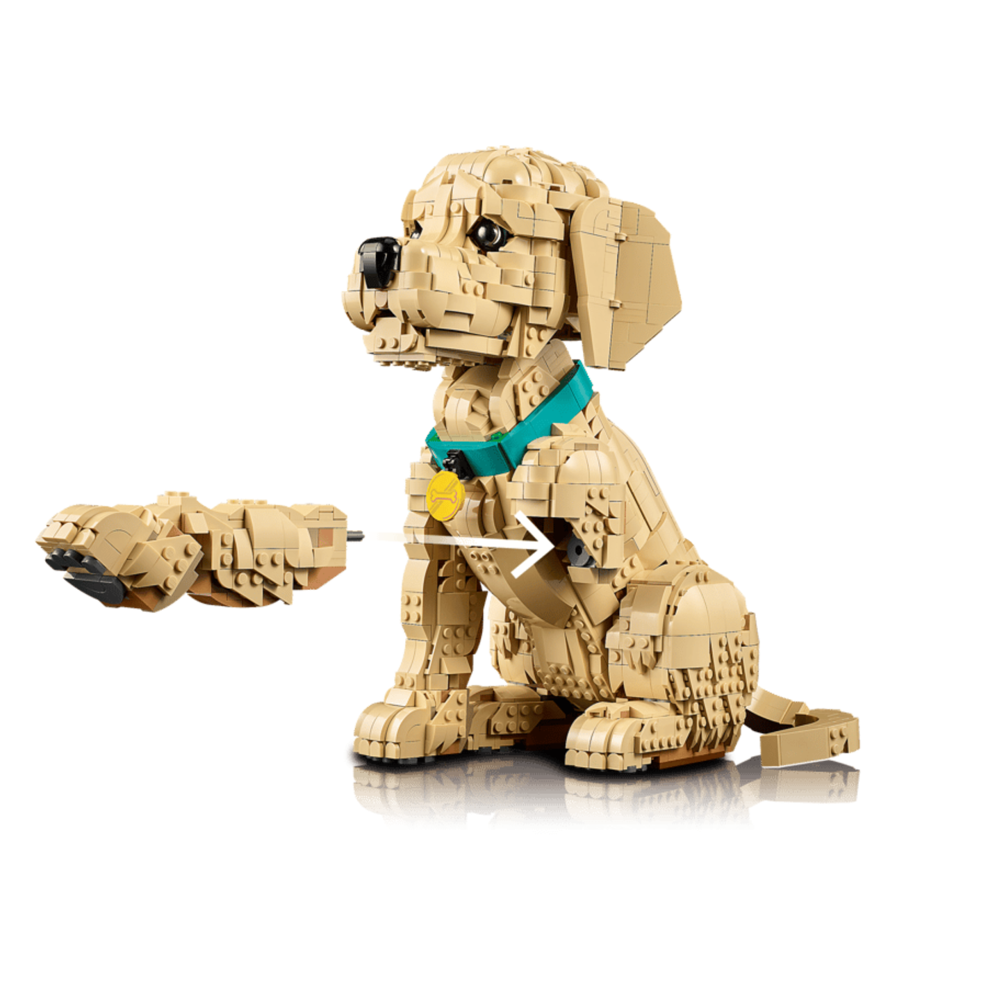 Lego Icons Golden Retriever Puppy 11384
