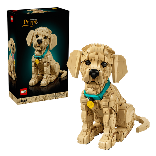 Lego Icons Golden Retriever Puppy 11384
