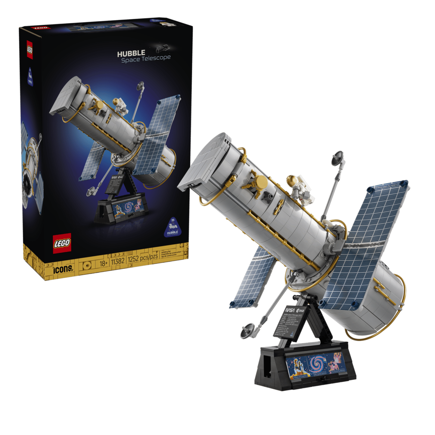 Lego Icons Hubble Space Telescope 11382