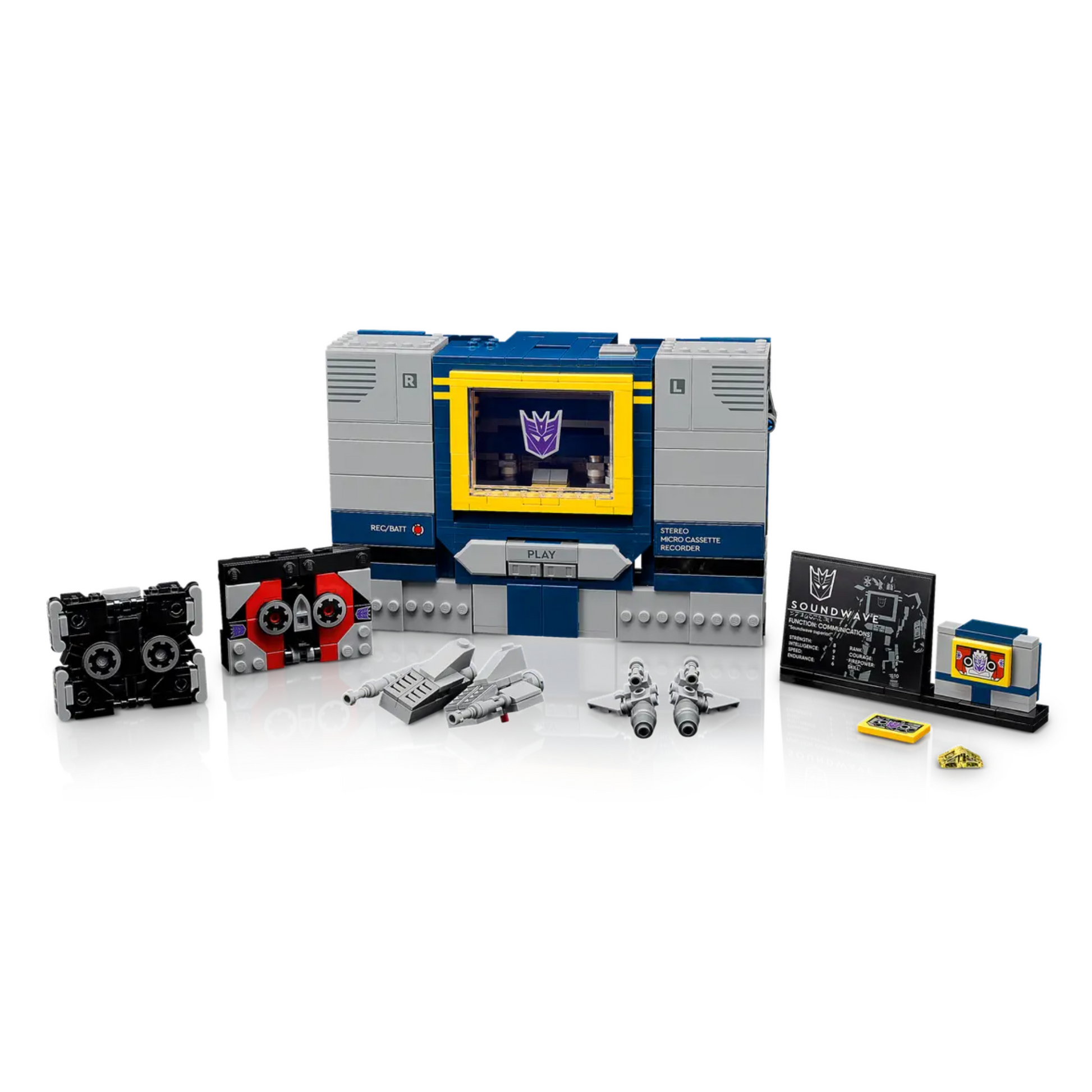 Lego Icons Transformers Soundwave 10358