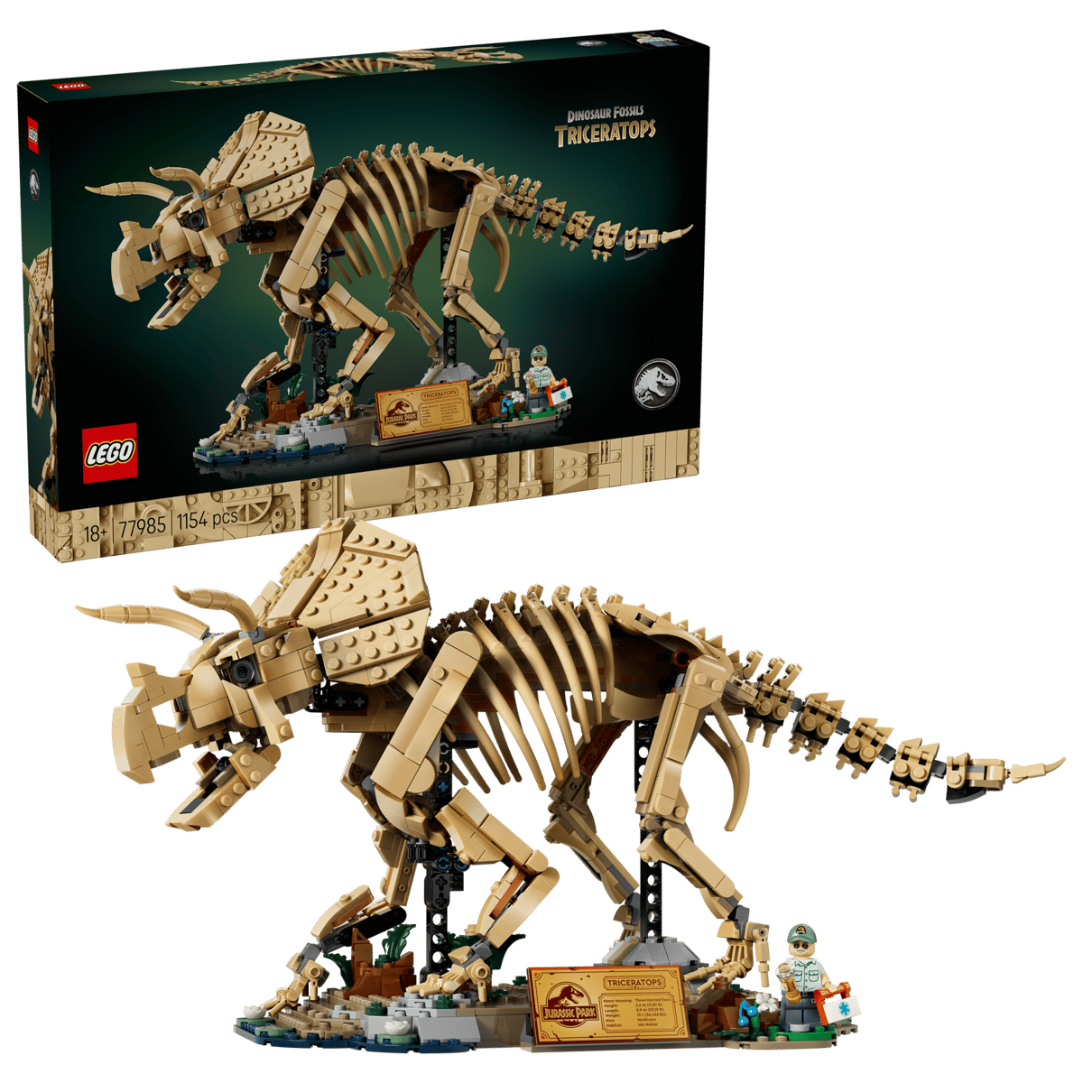 Lego Jurassic World Dinosaur Fossils: Triceratops 77985