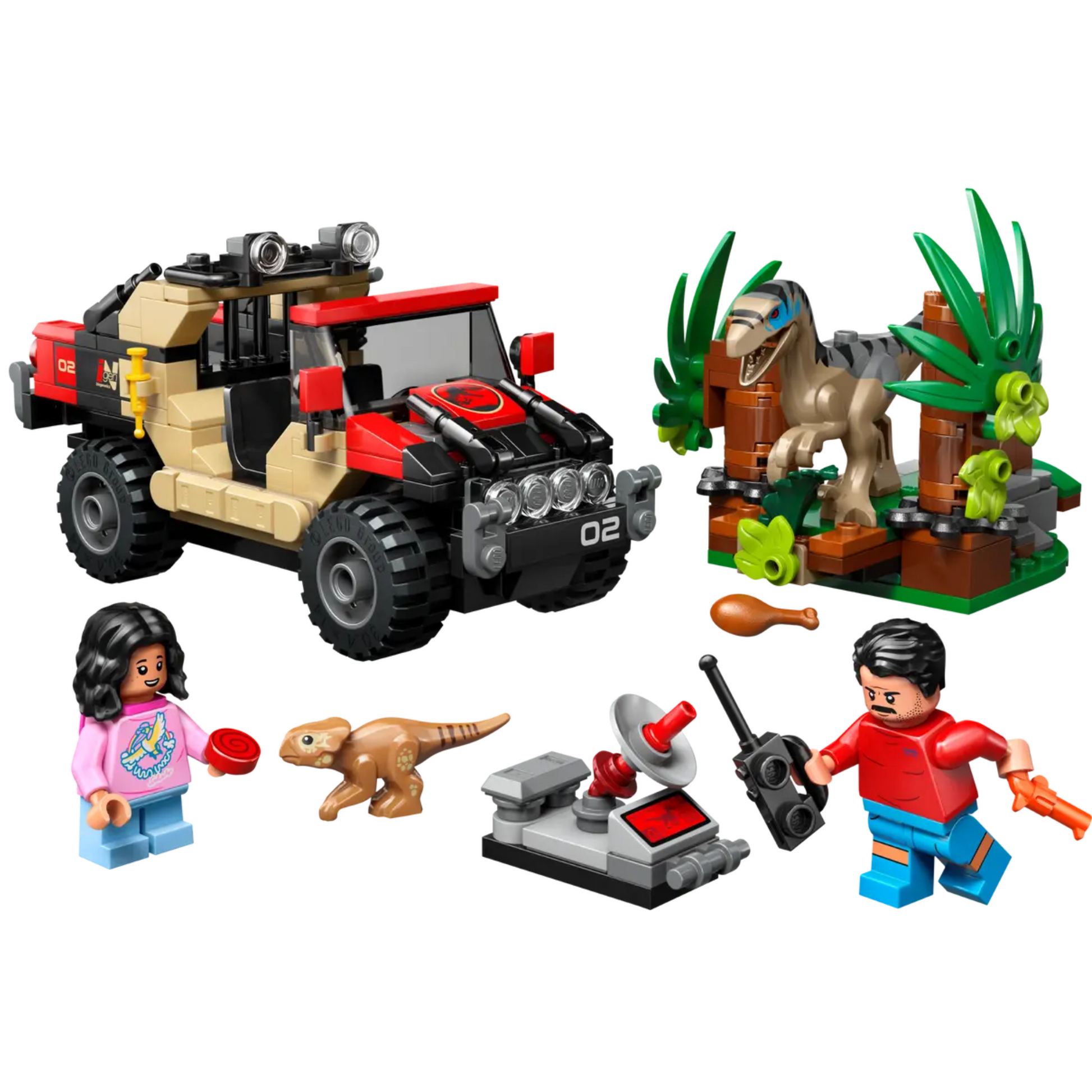 Lego Jurassic World Raptor Off-Road Escape 76972