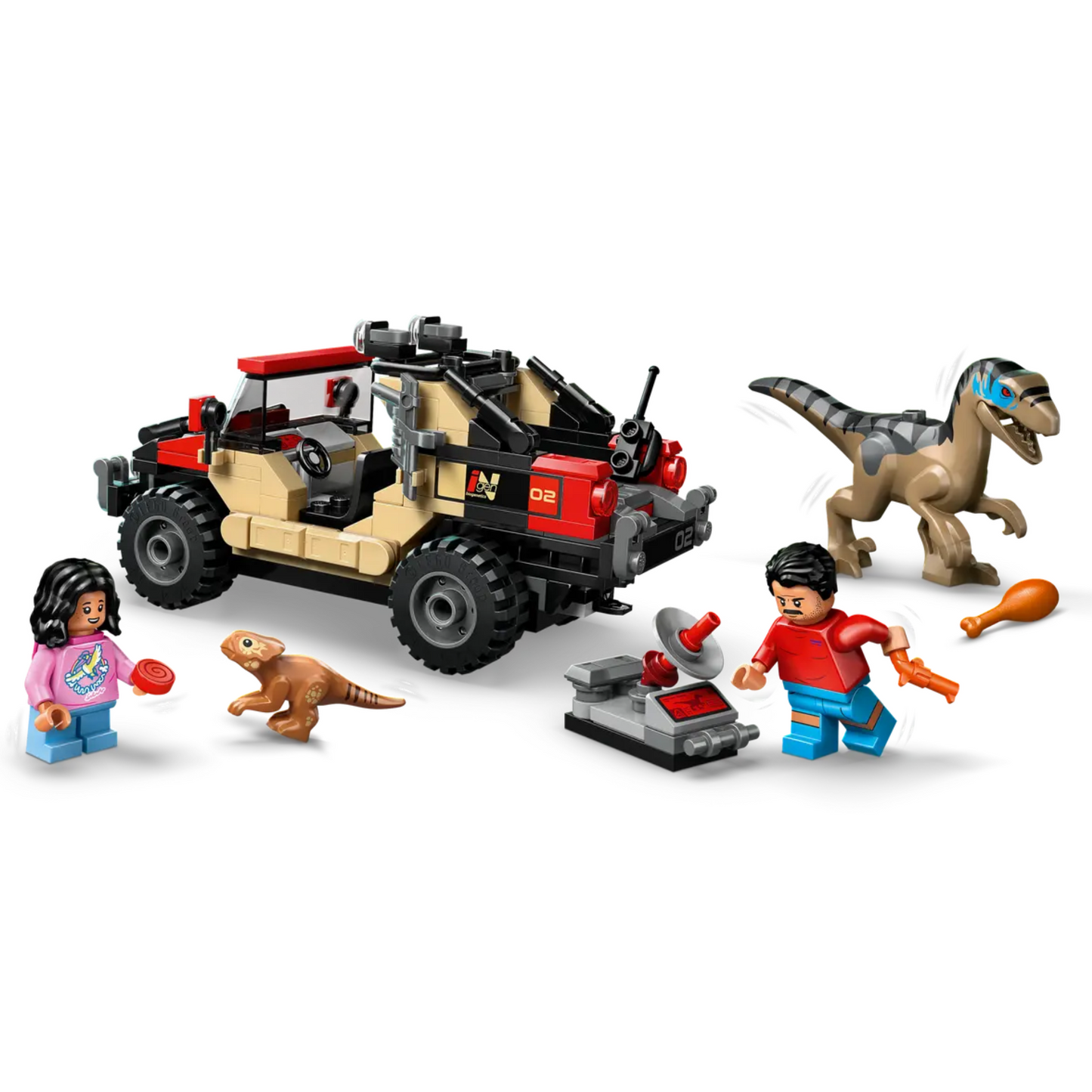 Lego Jurassic World Raptor Off-Road Escape 76972