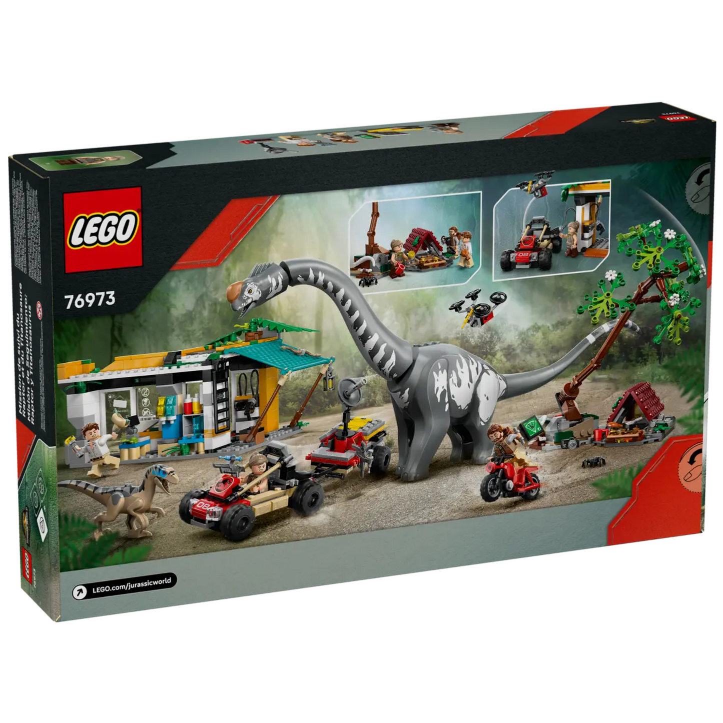 Lego Jurassic World Raptor & Titanosaurus Tracking Mission 76973