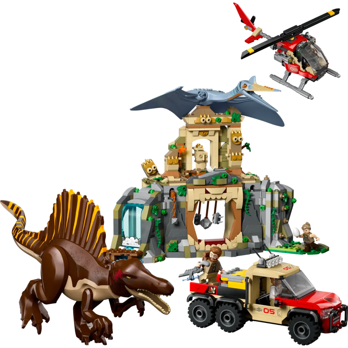 Lego Jurassic World Spinosaurus & Quetzalcoatlus Air Mission 76976