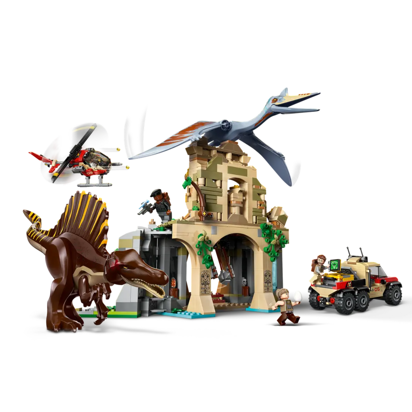 Lego Jurassic World Spinosaurus & Quetzalcoatlus Air Mission 76976