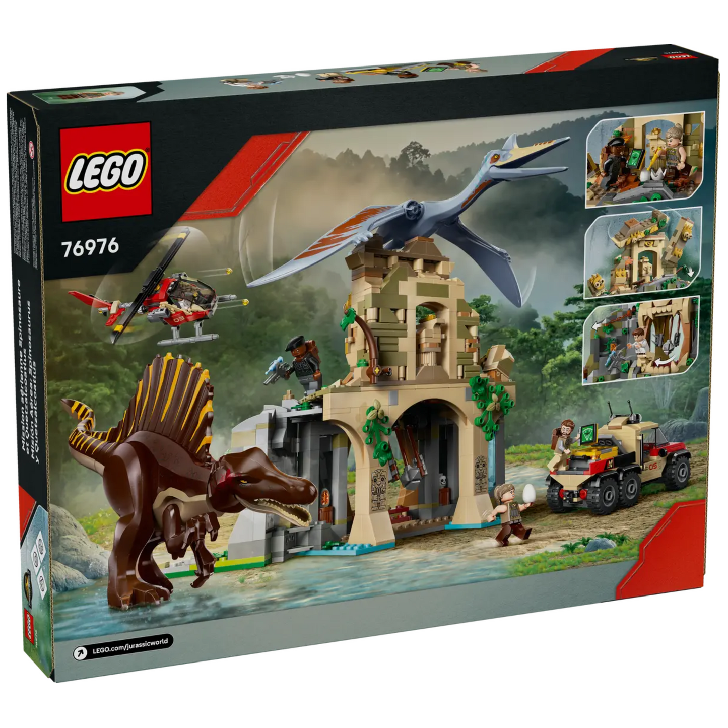 Lego Jurassic World Spinosaurus & Quetzalcoatlus Air Mission 76976