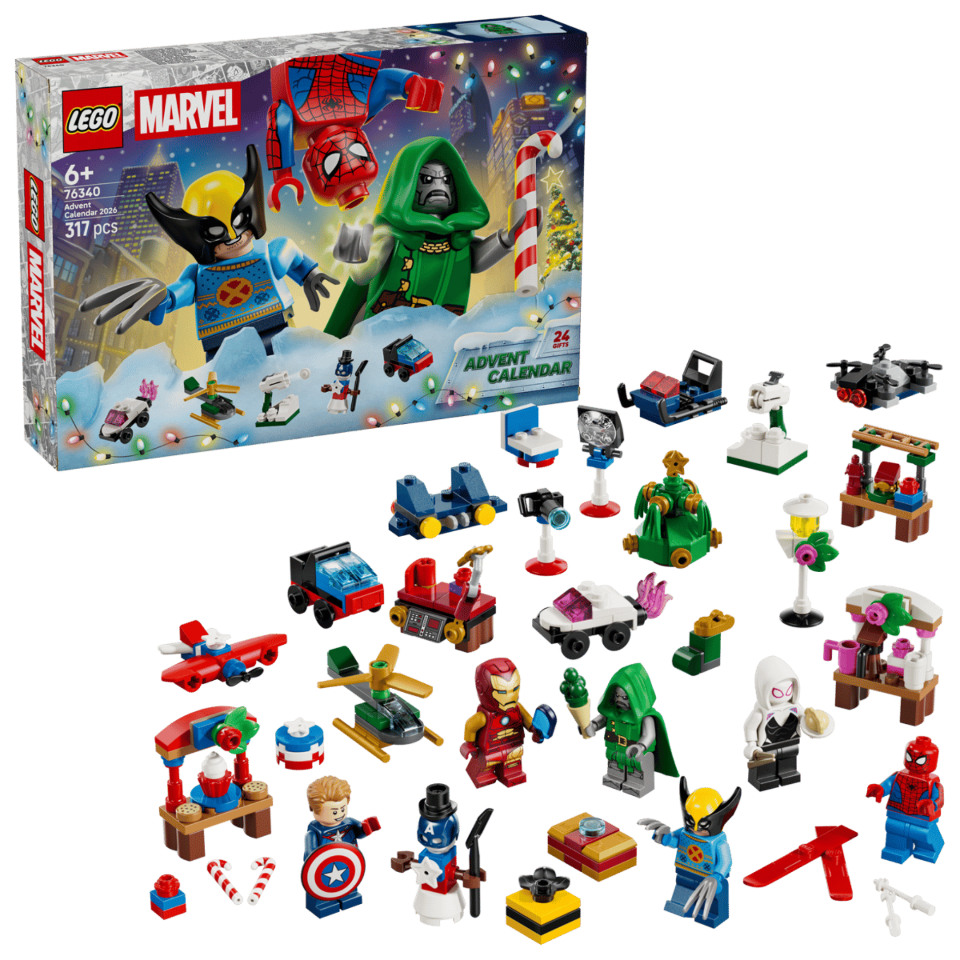Lego Marvel 2026 Advent Calendar 76340