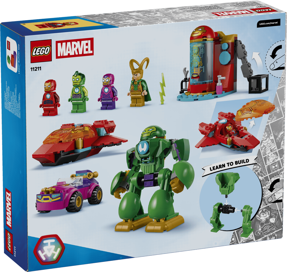 Lego Marvel Disney Jr Loki vs. Team Iron Man 11211