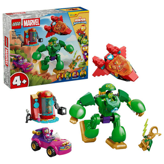 Lego Marvel Disney Jr Loki vs. Team Iron Man 11211