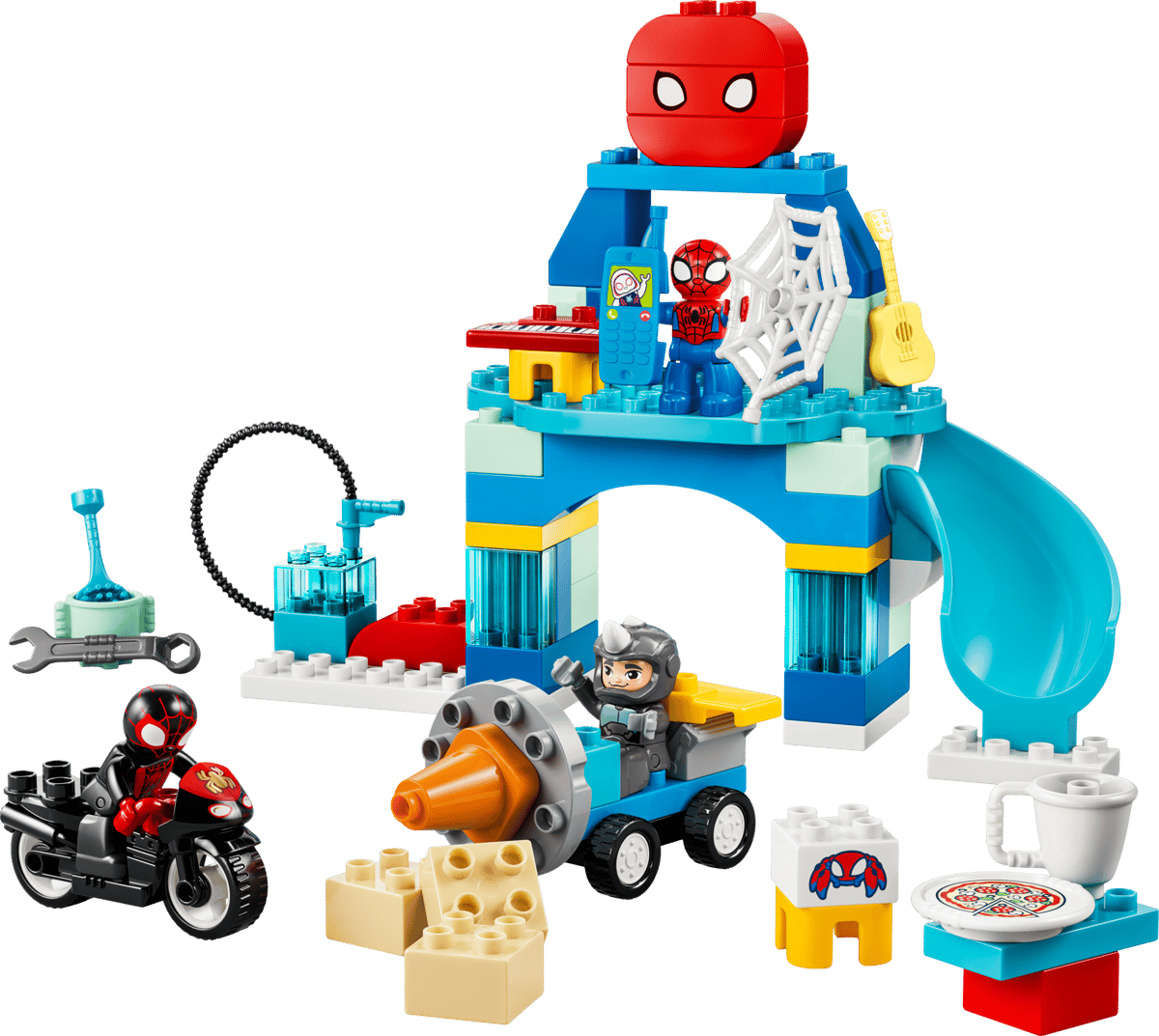 Lego Marvel Duplo Spidey And His Amazing Friends Team Spidey Webquarters 10464