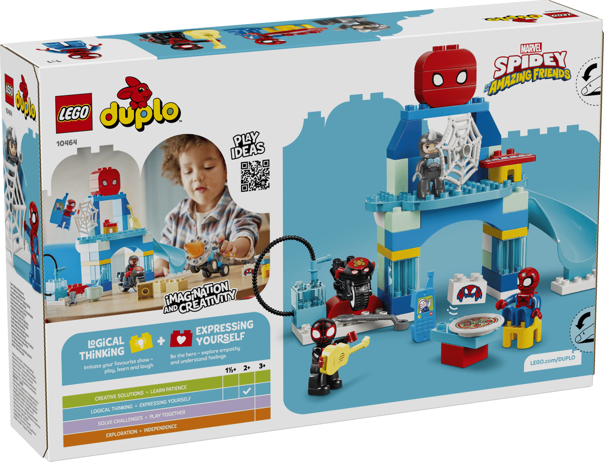 Lego Marvel Duplo Spidey And His Amazing Friends Team Spidey Webquarters 10464