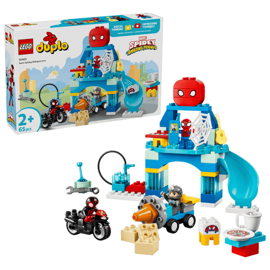 Lego Marvel Duplo Spidey And His Amazing Friends Team Spidey Webquarters 10464