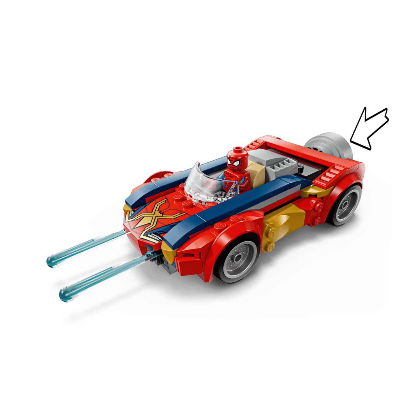 Lego Marvel Spider-Man Car vs. Venomized Wolverine 76336