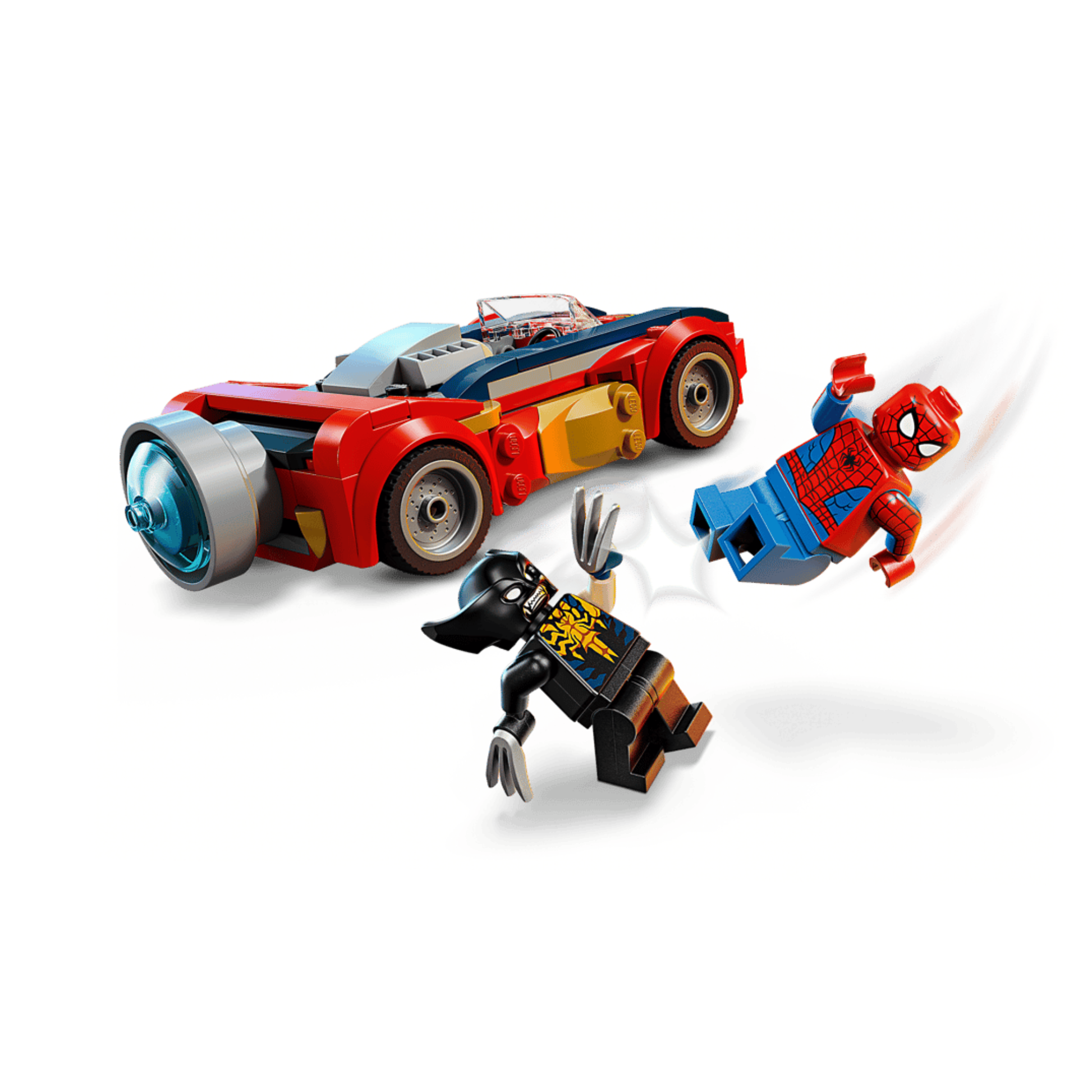 Lego Marvel Spider-Man Car vs. Venomized Wolverine 76336