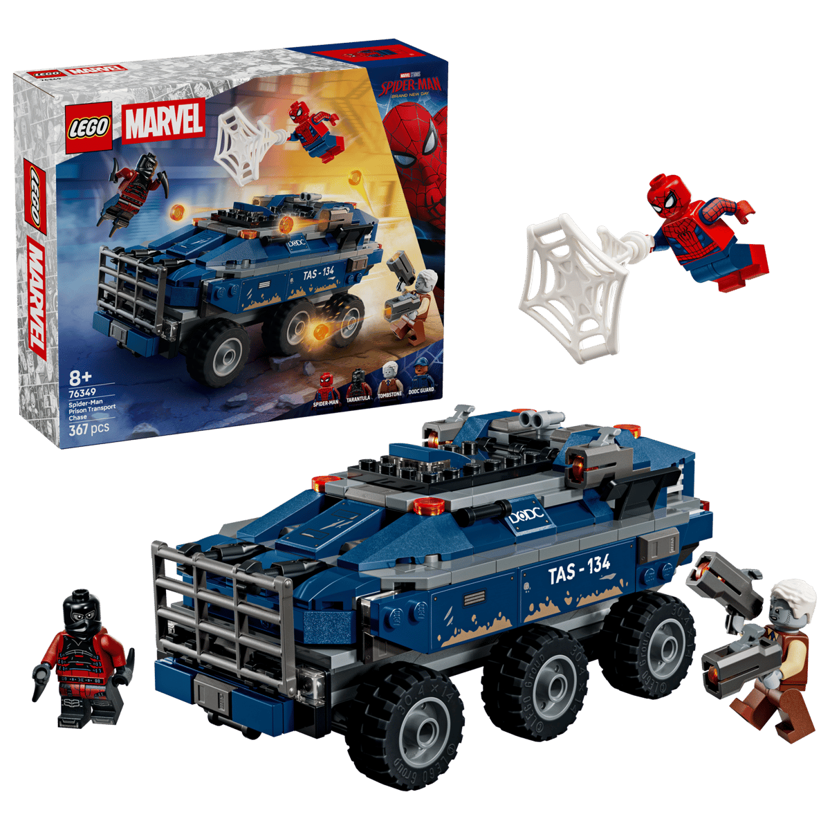 Lego Marvel Spider-Man Prison Transport Chase 76349