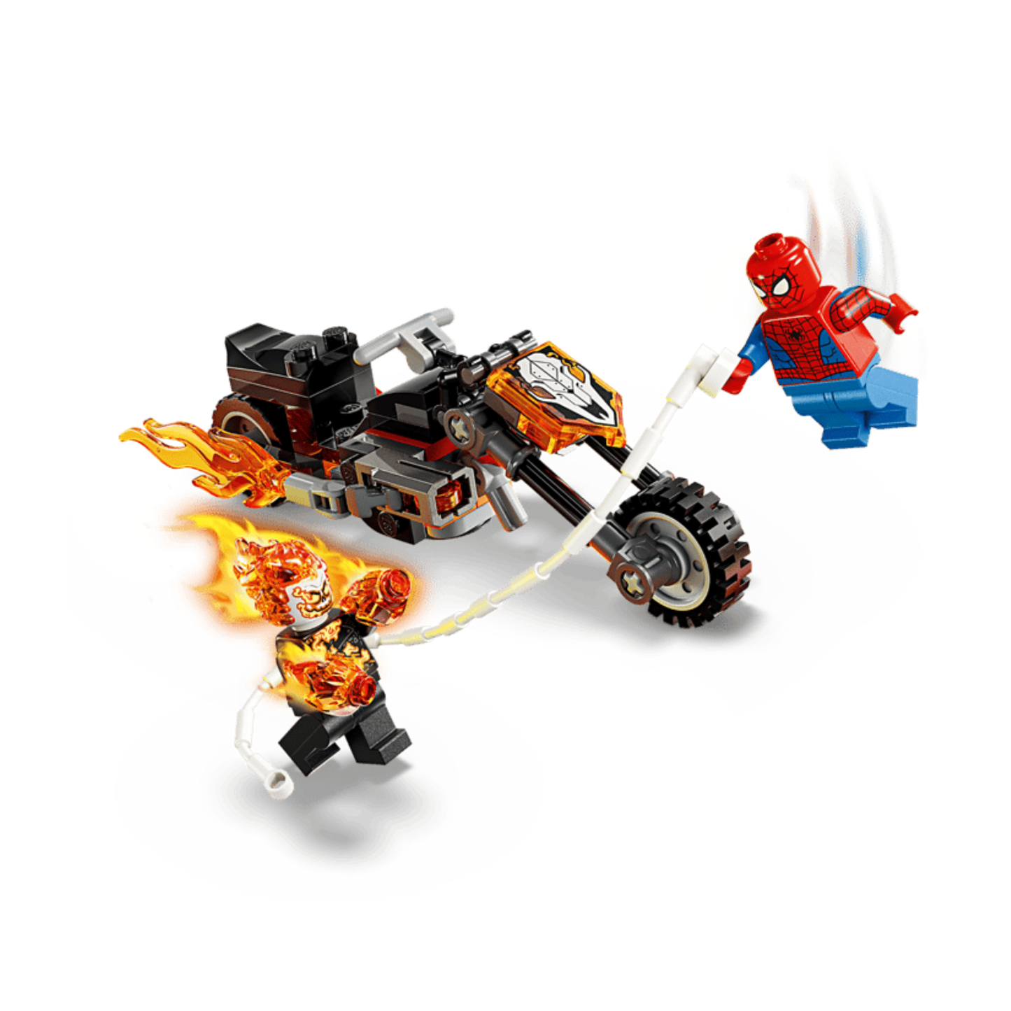 Lego Marvel Spider-Man vs. Ghost Rider Motorcycle 76335