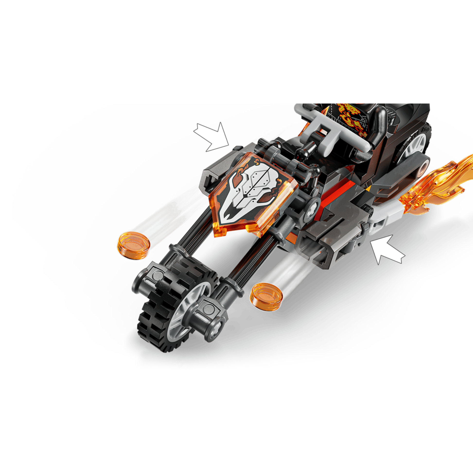 Lego Marvel Spider-Man vs. Ghost Rider Motorcycle 76335