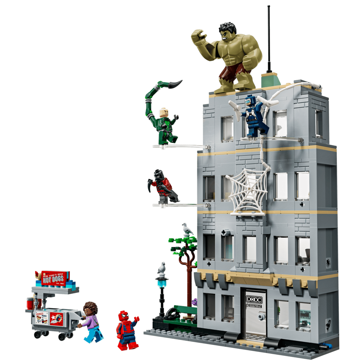 Lego Marvel Spider-Man vs. Hulk Epic Clash 76350