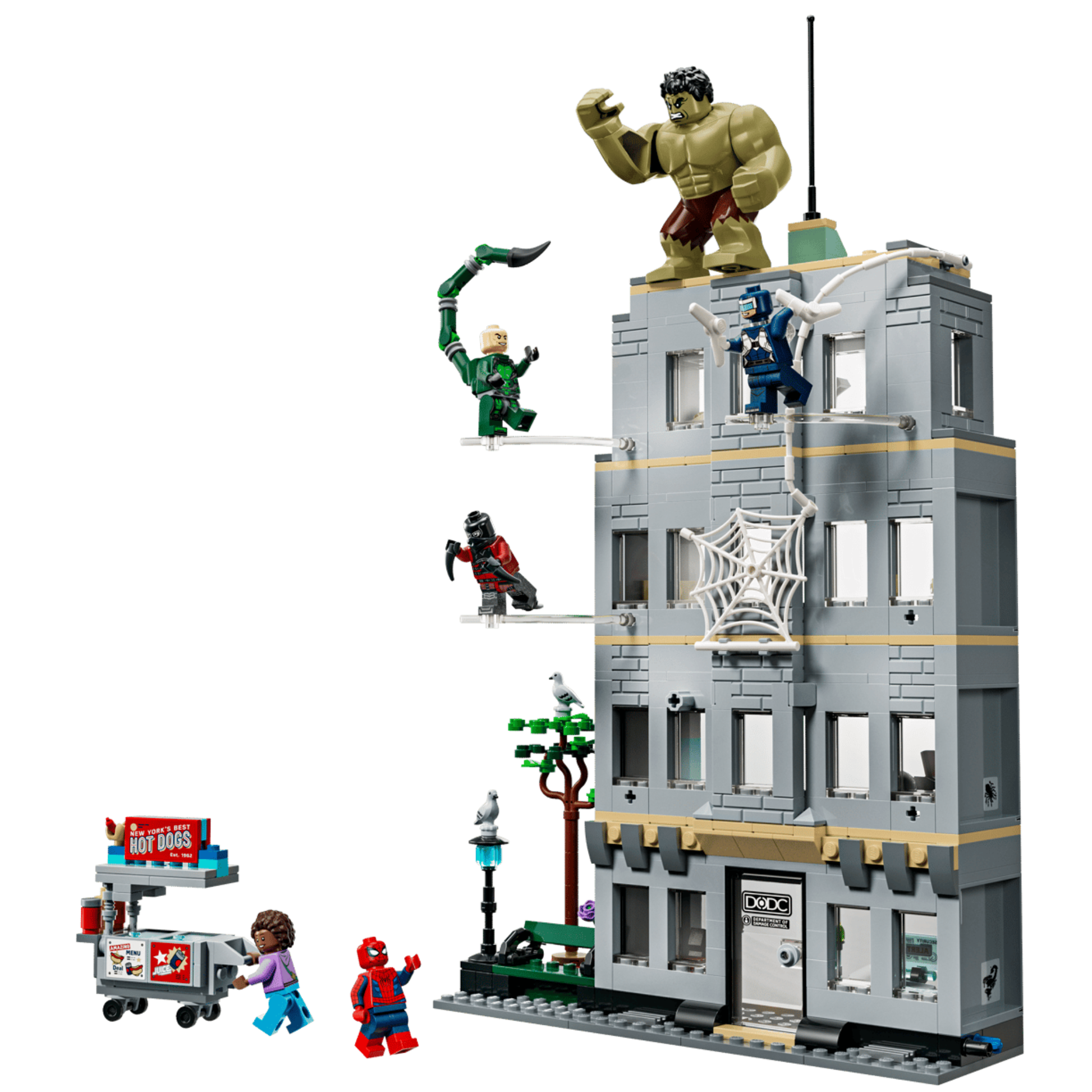 Lego Marvel Spider-Man vs. Hulk Epic Clash 76350