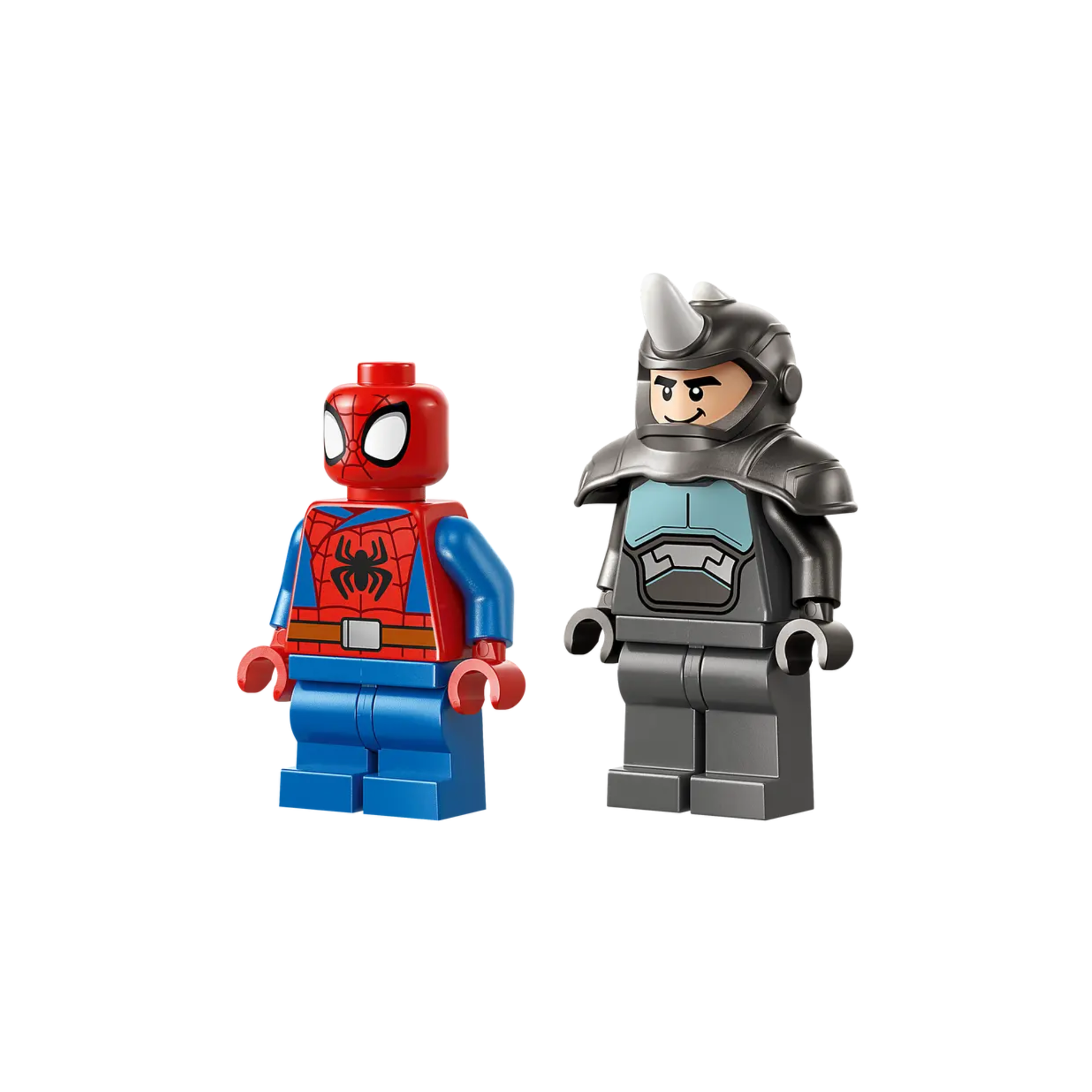 Lego Marvel Spidey on his Motorcycle vs. Rhino 11206