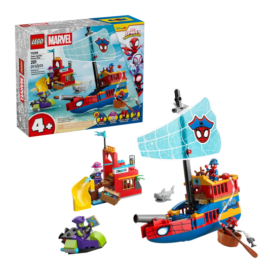Lego Marvel Team Spidey Pirate Ship 11208