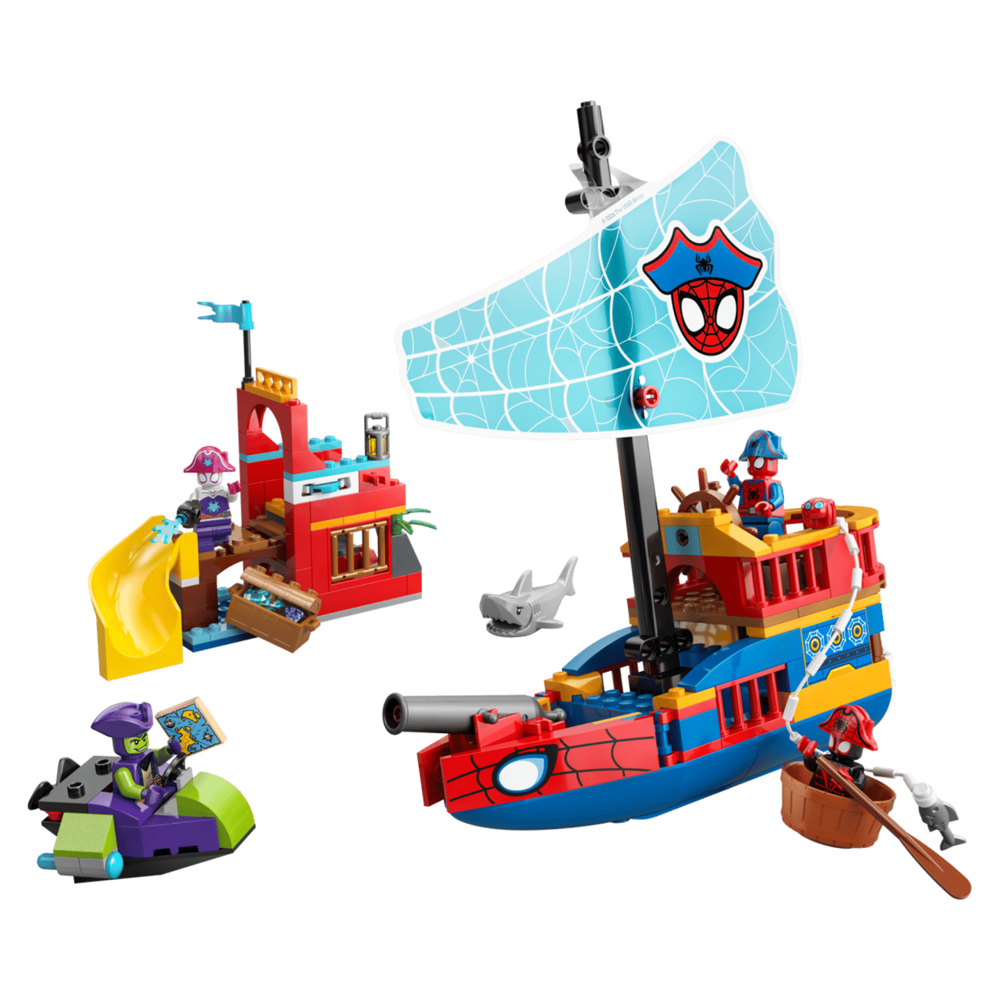 Lego Marvel Team Spidey Pirate Ship 11208
