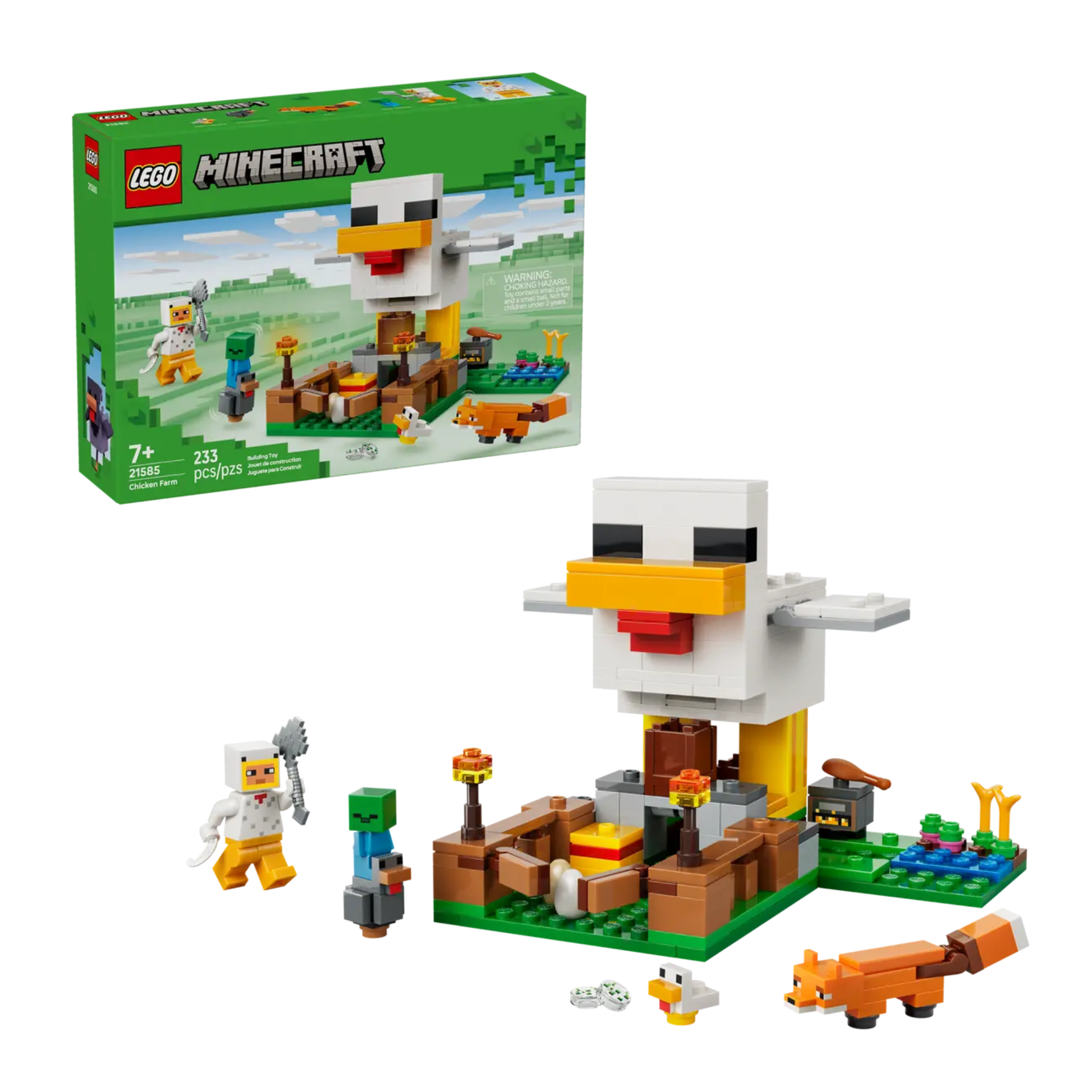 Lego Minecraft Chicken Farm 21585