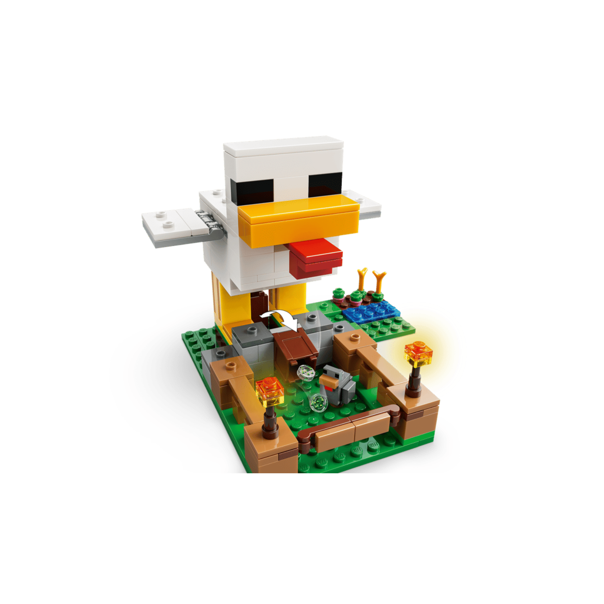 Lego Minecraft Chicken Farm 21585