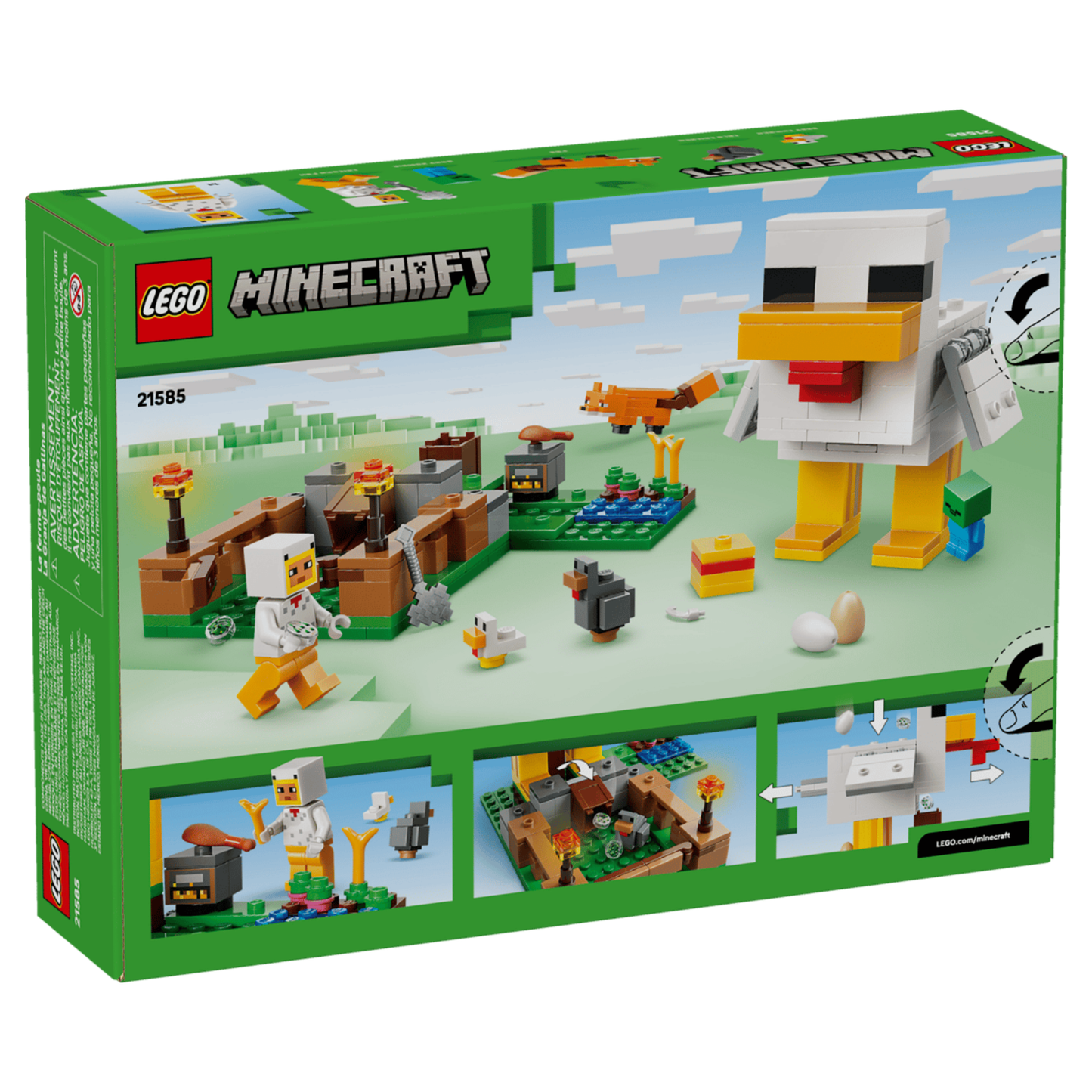 Lego Minecraft Chicken Farm 21585