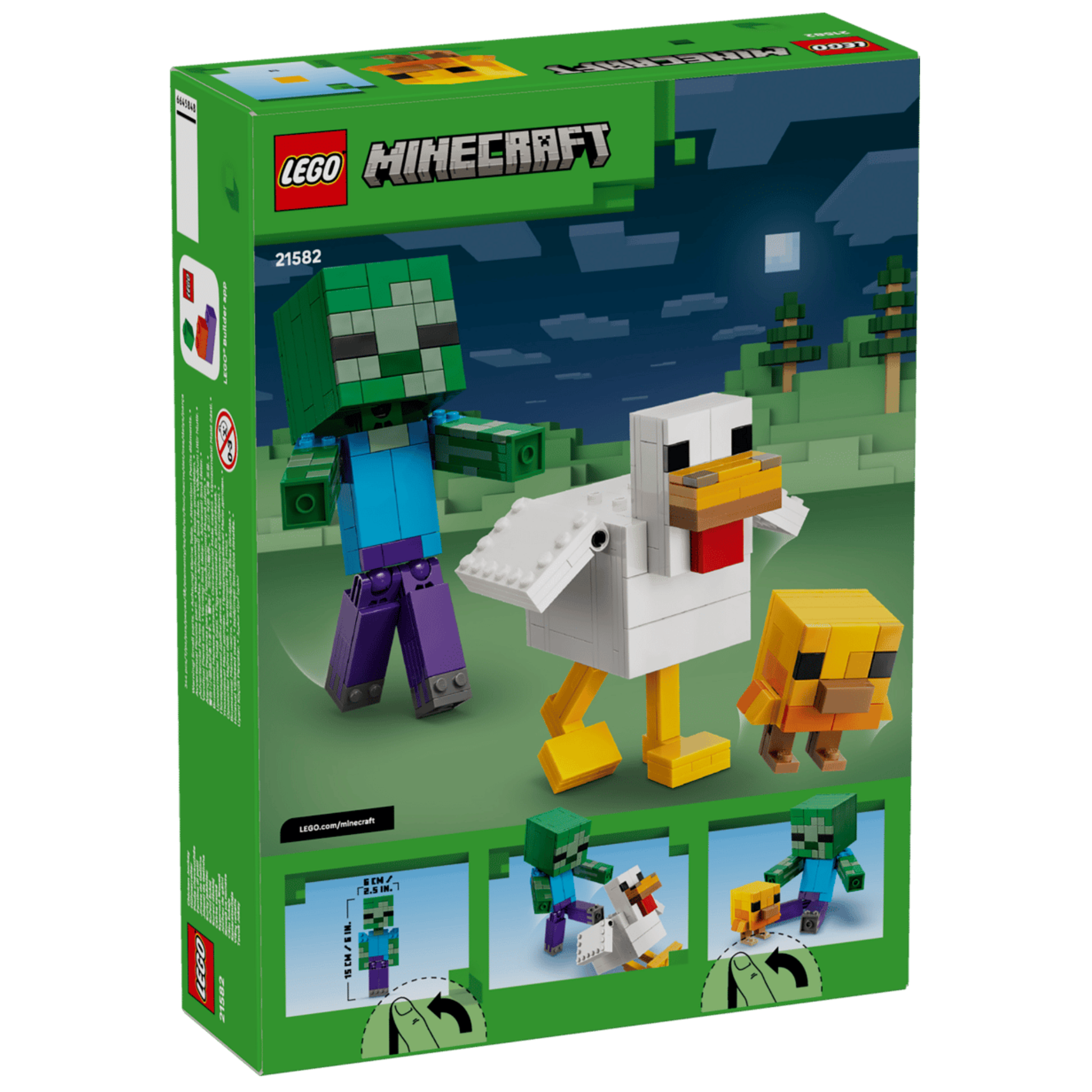 Lego Minecraft Chicken Jockey 21582