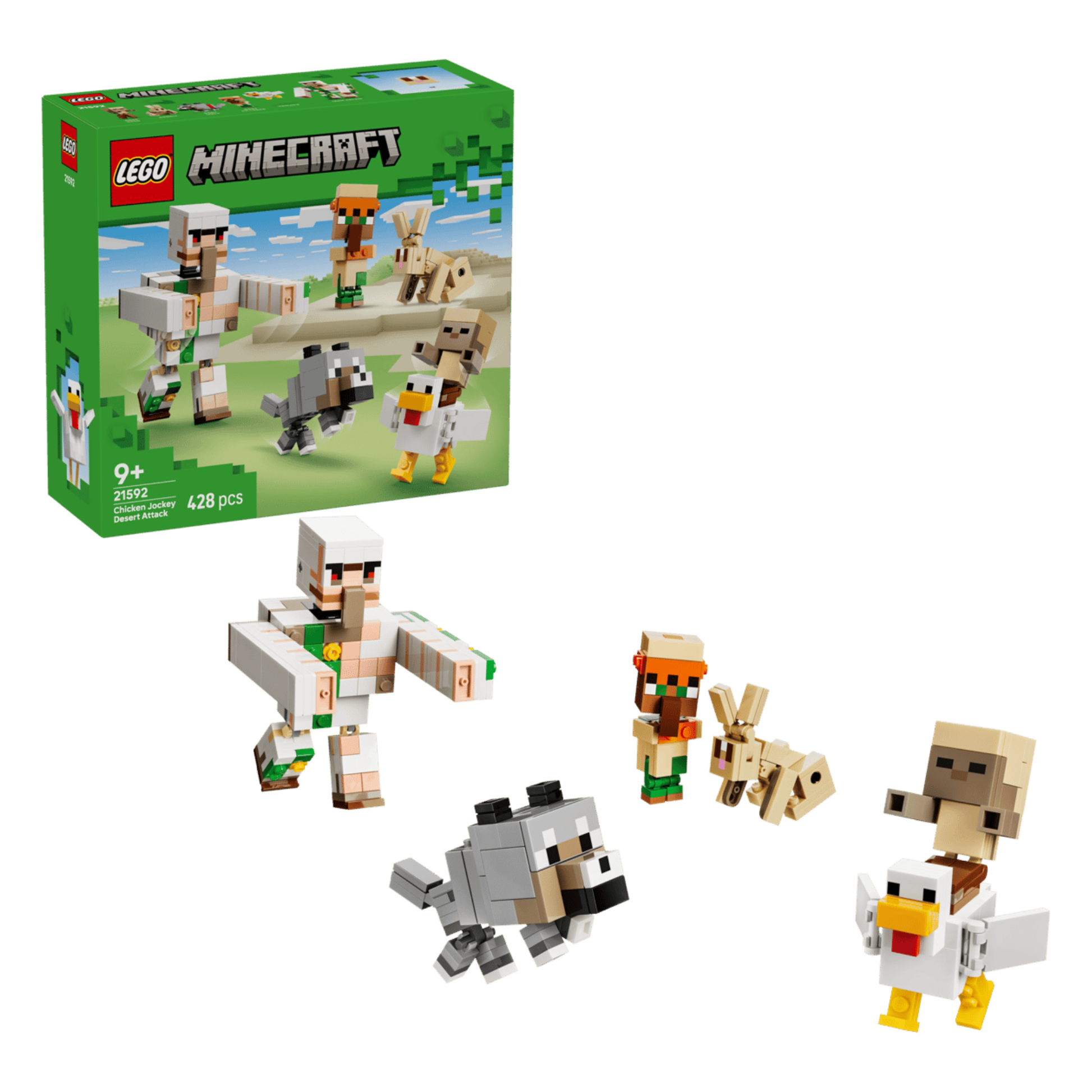 Lego Minecraft Chicken Jockey Desert Attack 21592